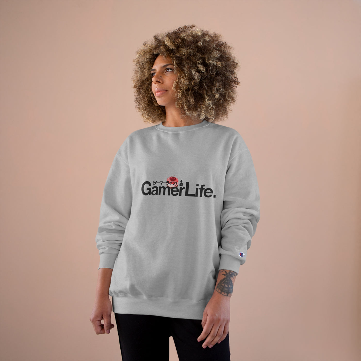 Gamer Fresh x Champion | Gamer Life Cherry Cake | Exclusive Unisex Sweatshirt