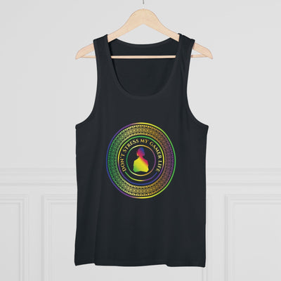 No Stress No Sweat | Gamer Fresh Coin Drop | Premium Blend Unisex Tank Top