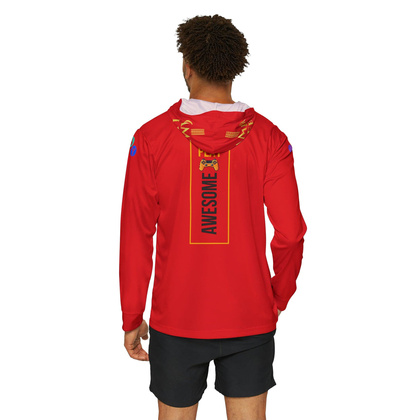 Gamer Fresh Arturo Nuro Collection | Play Awesome | Mortal Kombat 30 Year Anniversary | Raw Paw Limited Edition Tribute | Athletic Warmup Red Hoodie