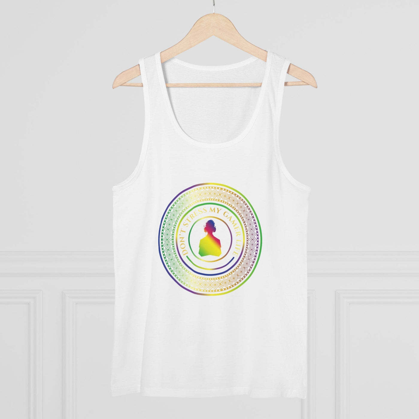 No Stress No Sweat | Gamer Fresh Coin Drop | Premium Blend Unisex Tank Top