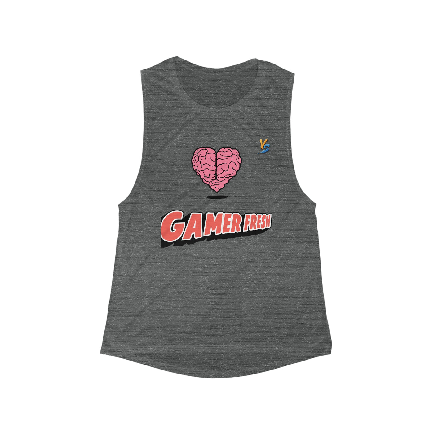 Gamer Fresh Exclusive | Heart vs Brain | Women's Flowy Muscle Tank Top