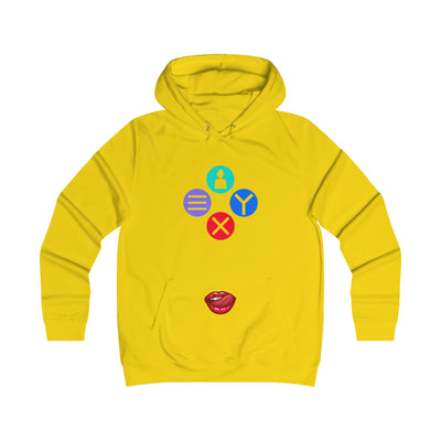 Gamer Fresh Exclusive Smasher | Lipstick On My Buttons | College Girl Hoodie