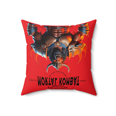 Gamer Fresh | Imagine If Collection | Maultilla | Mortal Kombat 30-Year Anniversary Tribute | Red Square Pillow