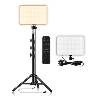 Gamer Fresh Radiant Tripod with Broadcast Lighting and Portable Design