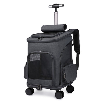 PawVoyager | Portable Folding Trolley Pet Backpack | by Gamer Fresh