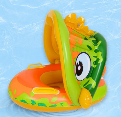 AquaPlay™ Splash Buddy Baby Parrotfish Swimming Boat with Armrests | By Gamer Fresh