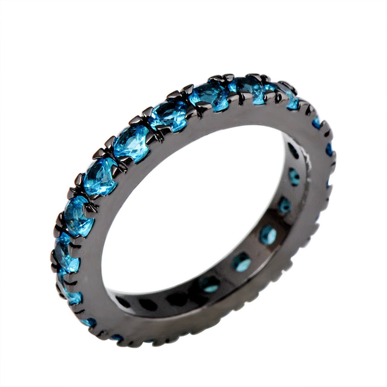 AzureGleam | Blue Diamond Ladies Ring | by Gamer Fresh