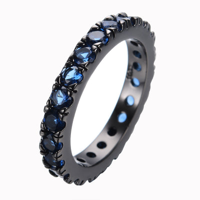 AzureGleam | Blue Diamond Ladies Ring | by Gamer Fresh