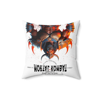 Gamer Fresh | Imagine If Collection | Maultilla | Mortal Kombat 30-Year Anniversary Tribute | White Square Pillow