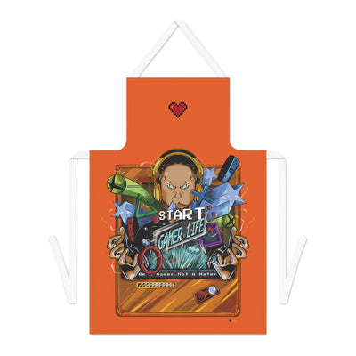 Game Fresh | Player One Gamer Life | Big Chef Orange Apron