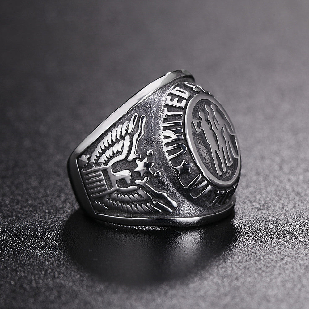 Titanium Titan | Personalized Steel Ring | by Gamer Fresh