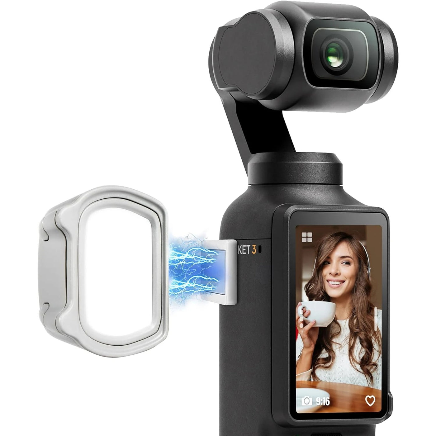 Gamer Fresh Stabilix Pro GlowMate -Fill Light for DJI Osmo Pocket 3