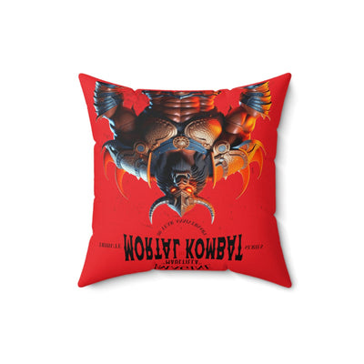 Gamer Fresh | Imagine If Collection | Maultilla | Mortal Kombat 30-Year Anniversary Tribute | Red Square Pillow