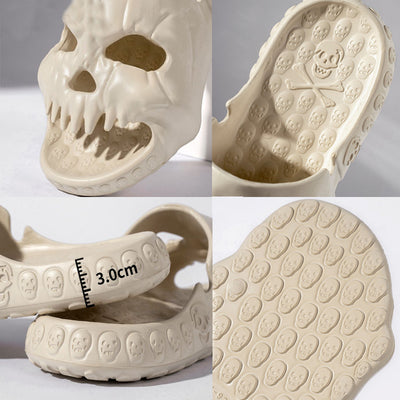 Gamer Fresh | Skullers Halloween Slippers | Personalized Beach & Bathroom Slides