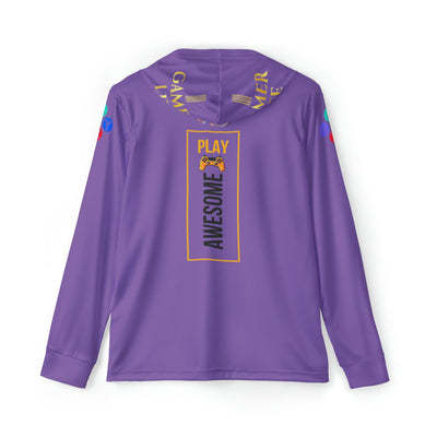 Gamer Fresh Arturo Nuro Collection | Play Awesome | Mortal Kombat 30 Year Anniversary | Limited Edition Tribute | Athletic Warmup Light Purple Hoodie