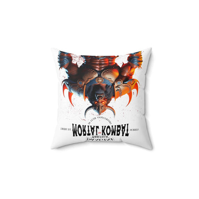 Gamer Fresh | Imagine If Collection | Maultilla | Mortal Kombat 30-Year Anniversary Tribute | White Square Pillow