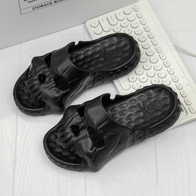 Gamer Fresh | Skullers Halloween Slippers | Personalized Beach & Bathroom Slides