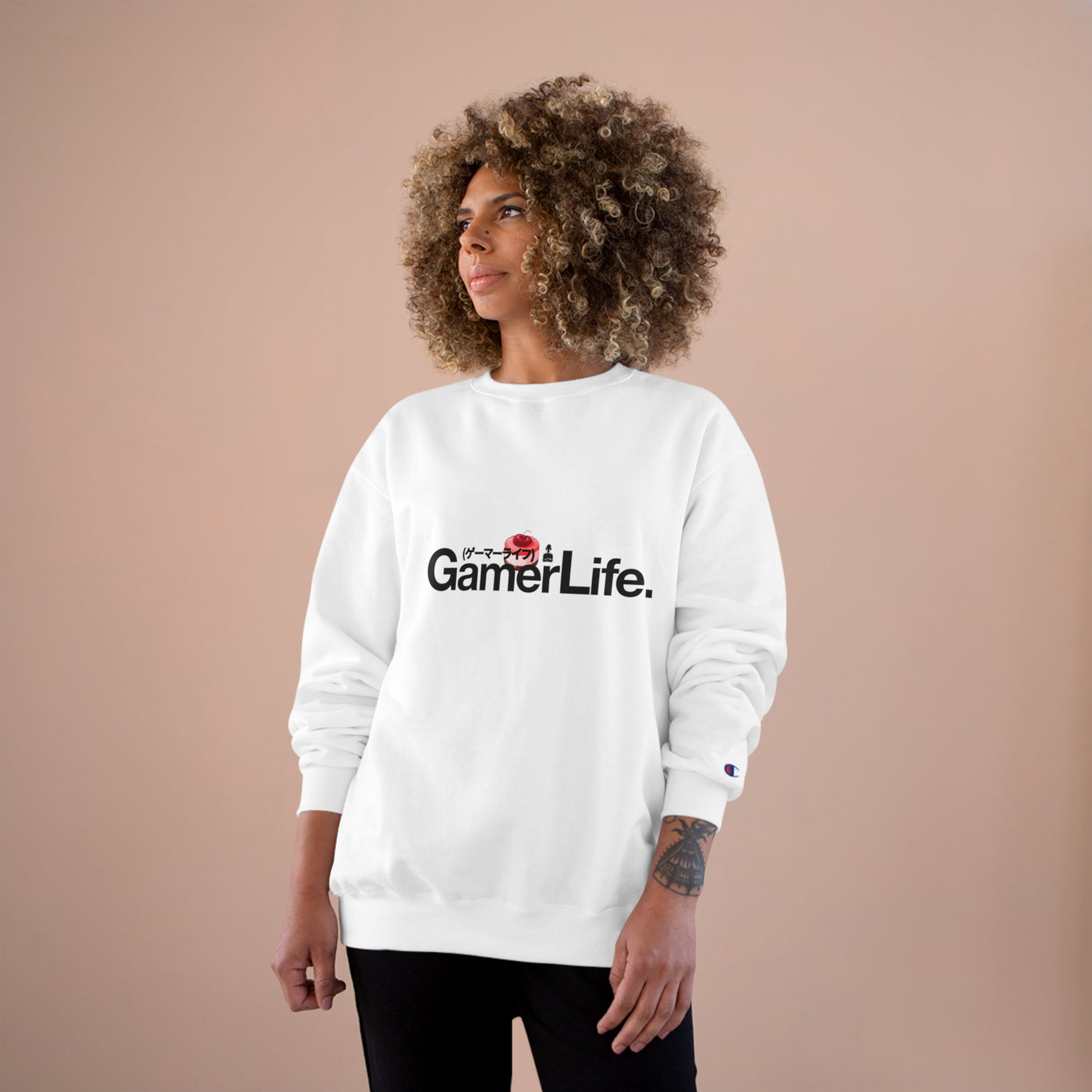 Gamer Fresh x Champion | Gamer Life Cherry Cake | Exclusive Unisex Sweatshirt