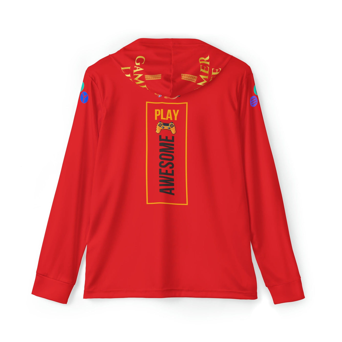 Gamer Fresh Arturo Nuro Collection | Play Awesome | Mortal Kombat 30 Year Anniversary | Candessa Limited Edition Tribute | Athletic Warmup Red Hoodie