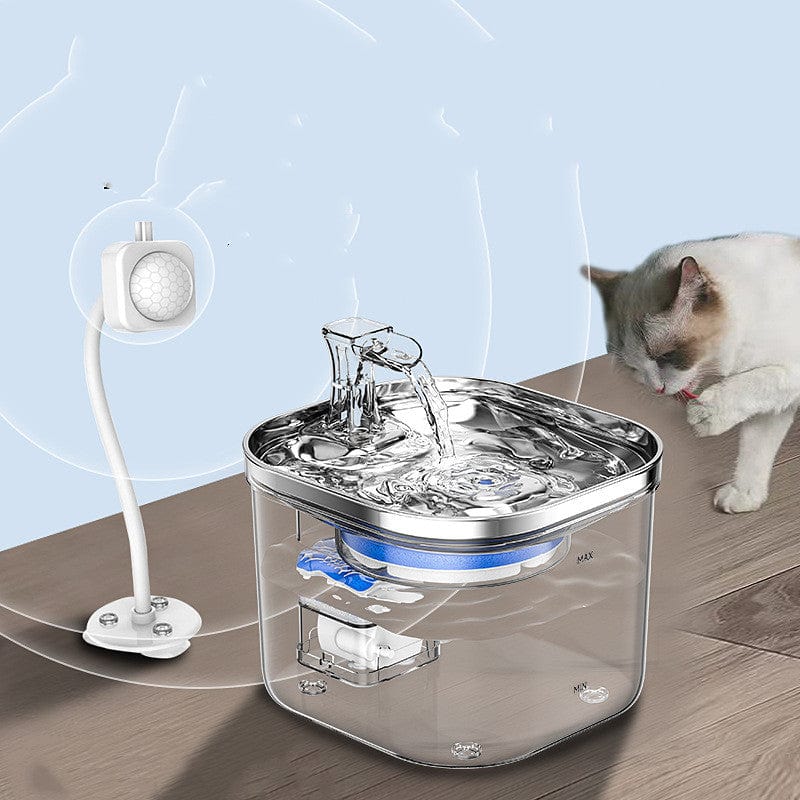 HydrateFlow 5S Stainless Steel Pet Water Dispenser | By Gamer Fresh