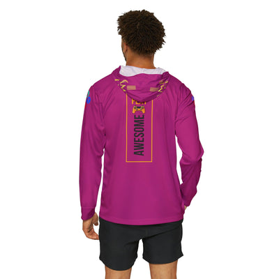 Gamer Fresh Arturo Nuro Collection | Play Awesome | Mortal Kombat 30 Year Anniversary | Split Limited Edition Tribute | Athletic Warmup Pink Hoodie