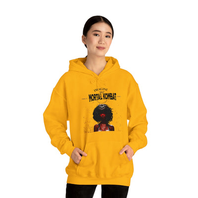 Gamer Fresh Imagine If Collection | Split Tribute Sweatshirt | Mortal Kombat 30-Year Anniversary Tribute- Hoodie