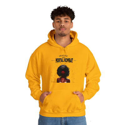 Gamer Fresh Imagine If Collection | Split Tribute Sweatshirt | Mortal Kombat 30-Year Anniversary Tribute- Hoodie