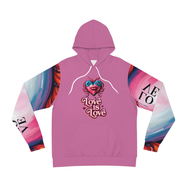 Gamer Fresh | Player Arts Love is Love | Premium Catalog Hoodie | Violet Reign