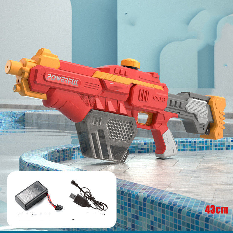 The AquaBlast Premium Exclusive |Large Capacity Electric Water Gun &amp; Summer T-Shirt Bundle | by Gamer Fresh