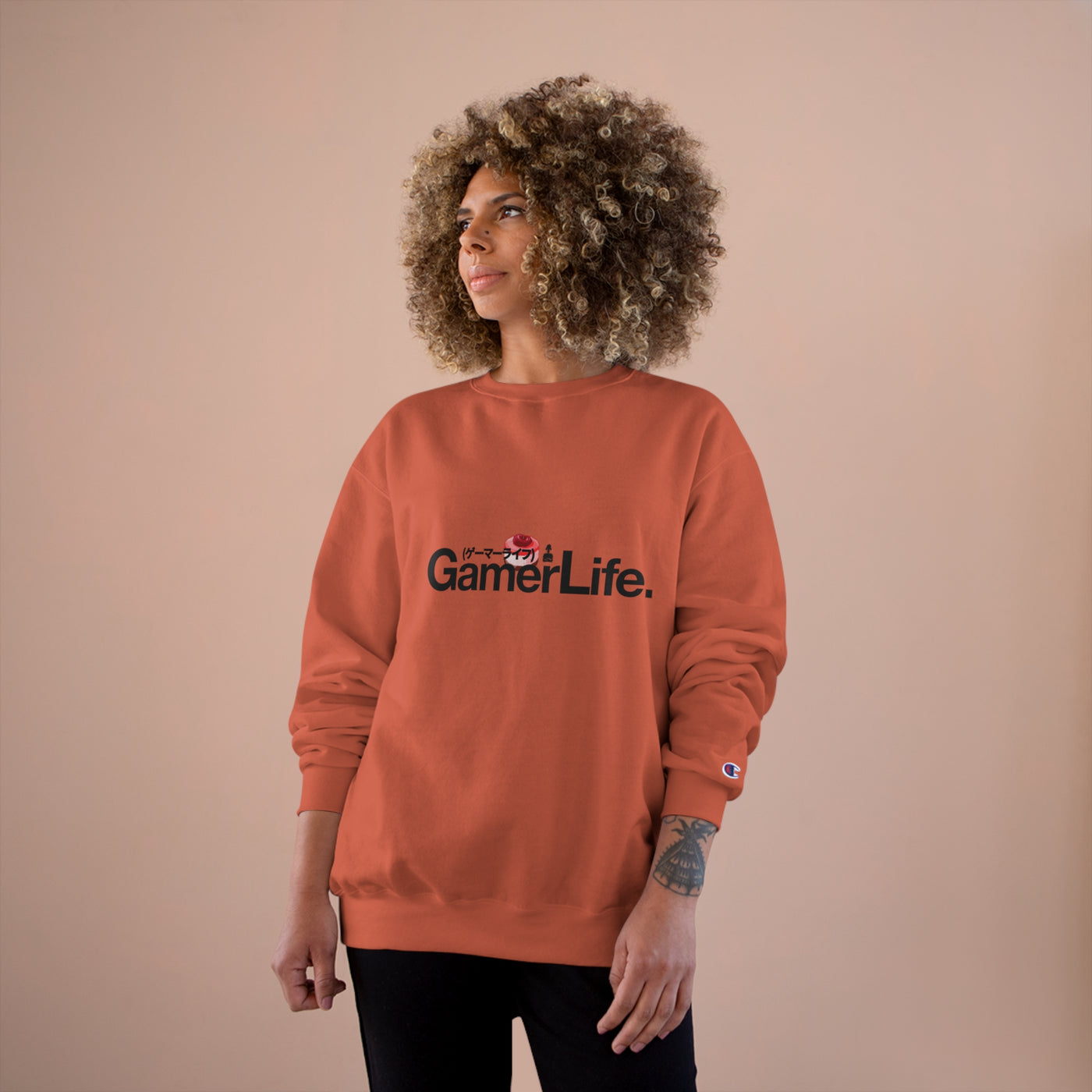 Gamer Fresh x Champion | Gamer Life Cherry Cake | Exclusive Unisex Sweatshirt