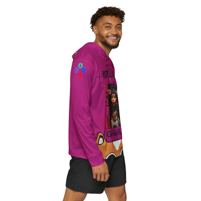 Gamer Fresh Arturo Nuro Collection | Play Awesome | Mortal Kombat 30 Year Anniversary | Candessa Limited Edition Tribute | Athletic Warmup Pink Hoodie
