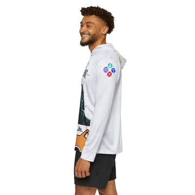 Gamer Fresh Arturo Nuro Collection | Play Awesome | Mortal Kombat 30 Year Anniversary | Bundor Limited Edition Tribute | Athletic Warmup White Hoodie