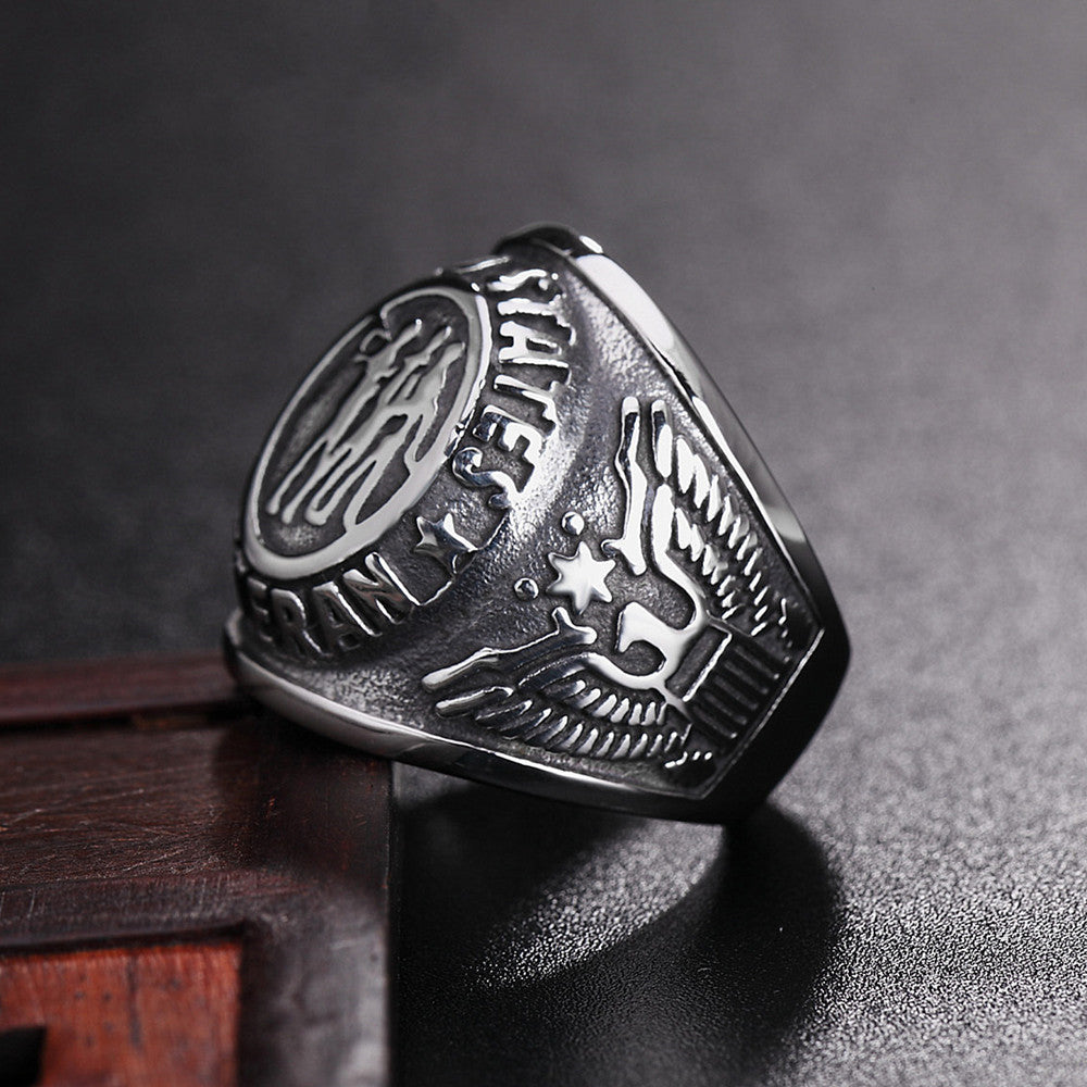 Titanium Titan | Personalized Steel Ring | by Gamer Fresh