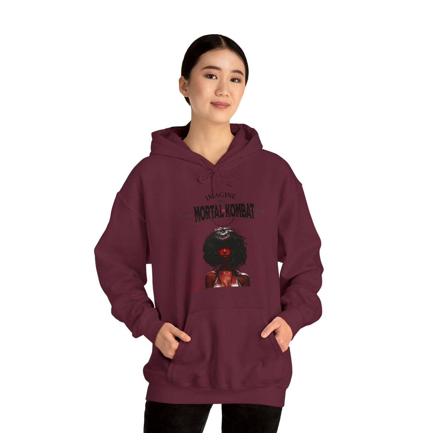 Gamer Fresh Imagine If Collection | Split Tribute Sweatshirt | Mortal Kombat 30-Year Anniversary Tribute- Hoodie