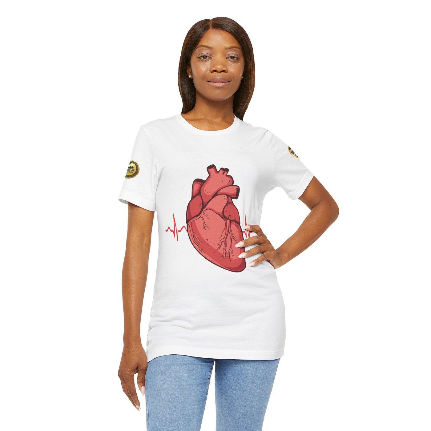 The Vision Slayer | Certified All Heart | Limited Edition White T-Shirt | By Gamer Fresh Labs