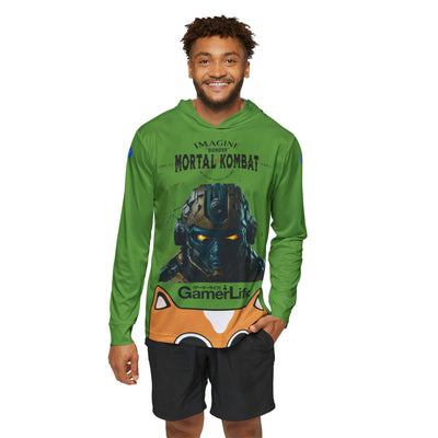 Gamer Fresh Arturo Nuro Collection | Play Awesome | Mortal Kombat 30 Year Anniversary | Bundor Limited Edition Tribute | Athletic Warmup Money Green Hoodie