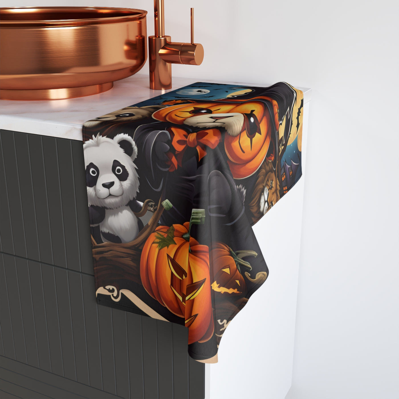 Gamer Fresh | Pandalion Trick-or-Treat Hand Towels | Halloween Collection