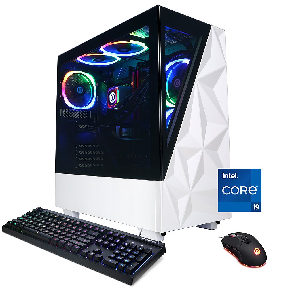 CYBERPOWERPC Supreme SLC10060CPGV9 | Intel Core i7-14700KF 3.4GHz CPU | 32GB DDR5 | NVIDIA GeForce RTX 4070 Ti Super 16GB