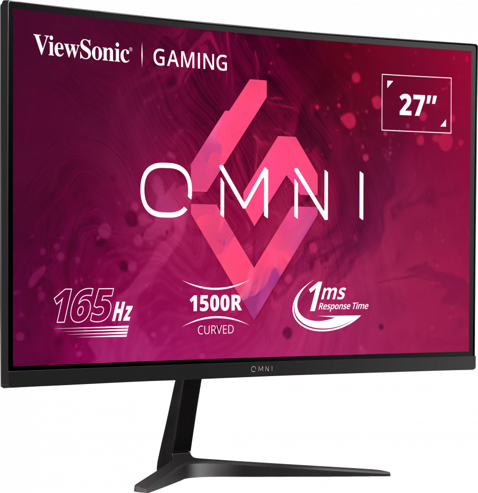 ViewSonic VX2718-2KPC-MHD - Gaming - LED monitor - gaming - curved 165 Hz- 27" 2560 x 1440 QHD