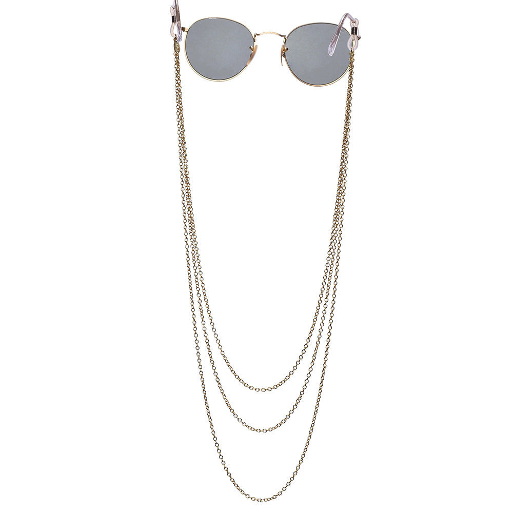 GlamGuard | Multi-Layer Metal Glasses Chain | by Gamer Fresh