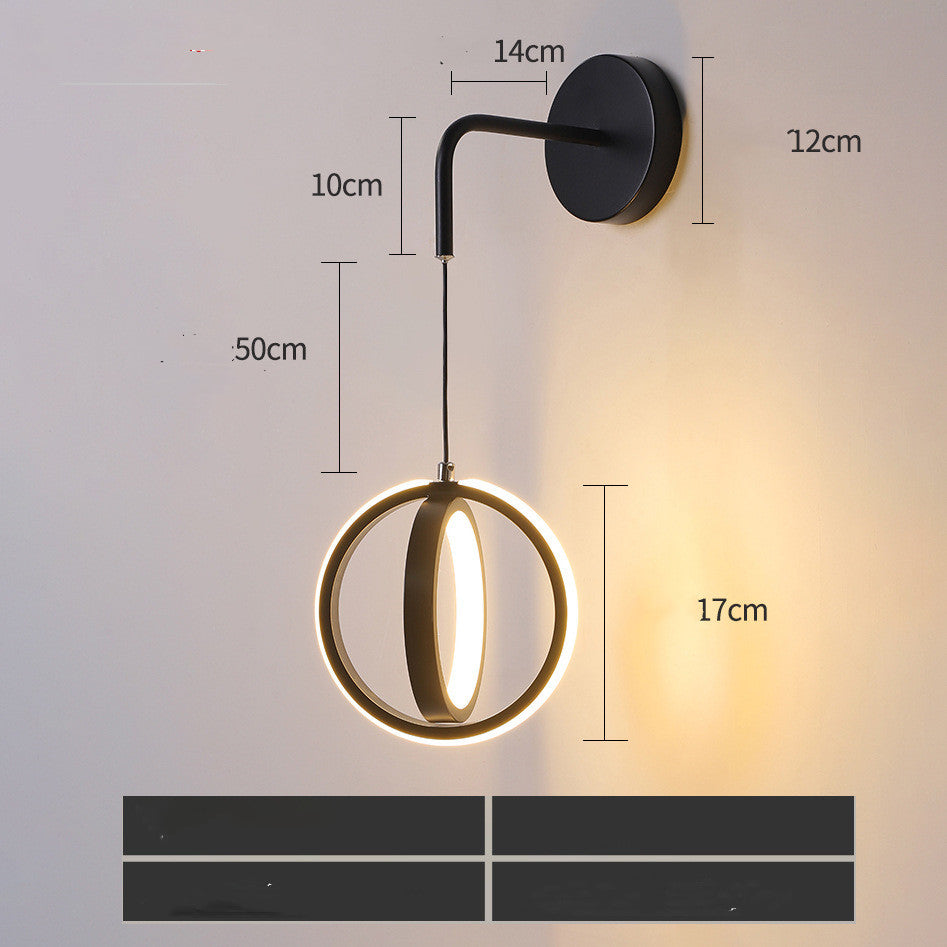 The Glow Wave LED Crescent Pendant Light