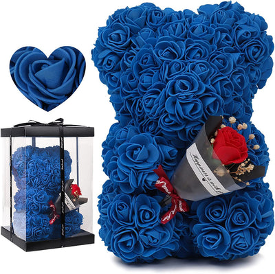 Valentine's Day Preserved Roses & Hearts Big Love Bear Collection