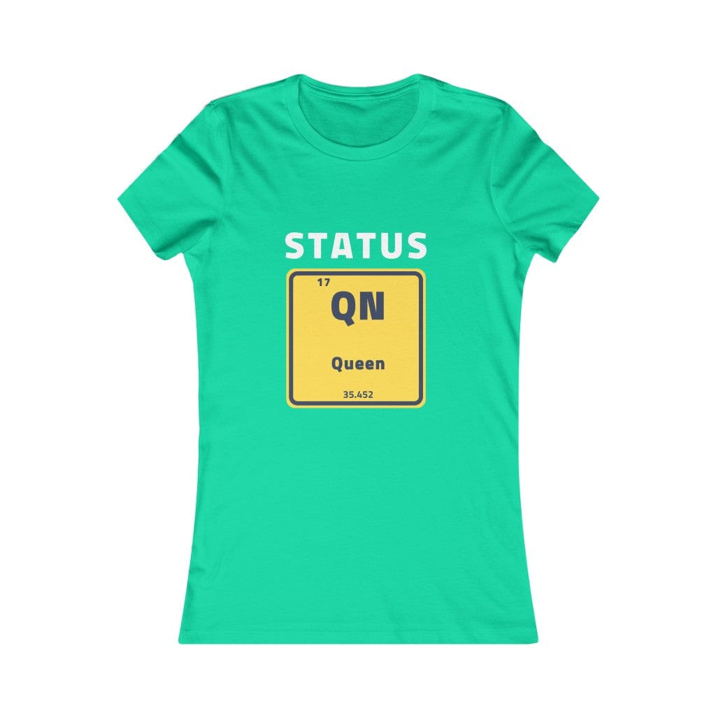 Women's The Status Queen Periodic Table Short Sleeve T Shirt *No Background*