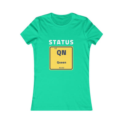 Women's The Status Queen Periodic Table Short Sleeve T Shirt *No Background*