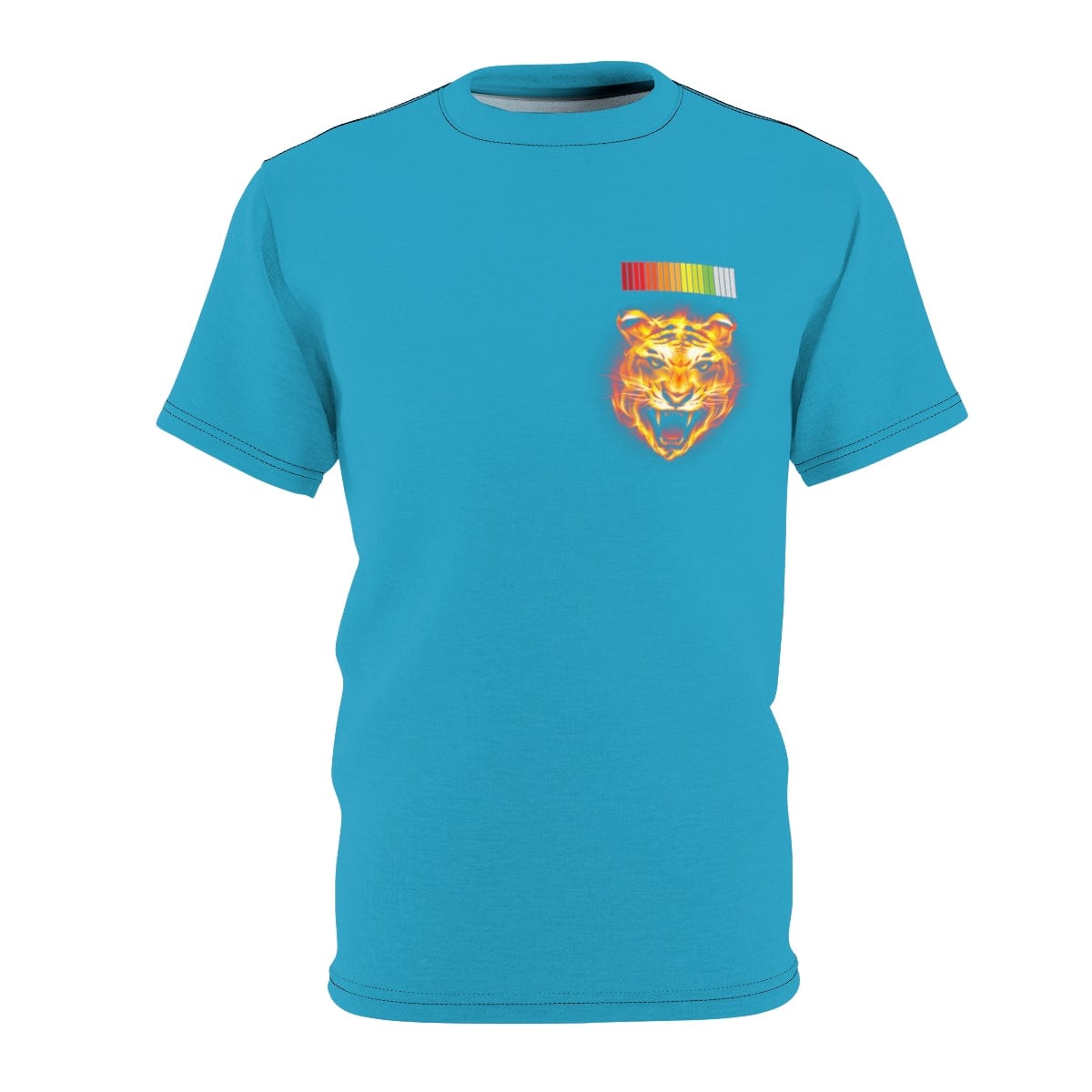 Celestial Tiger x Energy Life Bar Unisex T-Shirt | Aqua Blue | Exclusive Limited Edition By Gamer Fresh