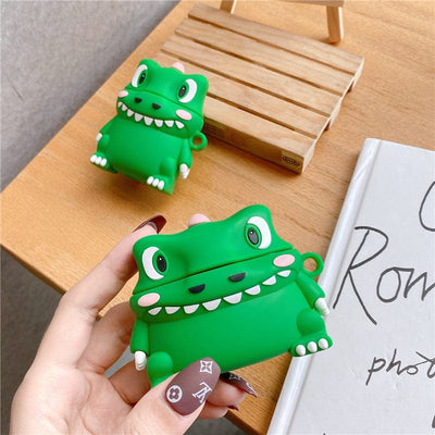 The "Momo Dino" Apple Air Pod Wireless Headphone Charging Case