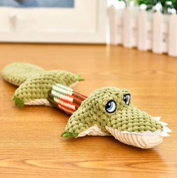 The Gamer Fresh Doggy Chew Plush – Voice Activated Gator Pet Toy