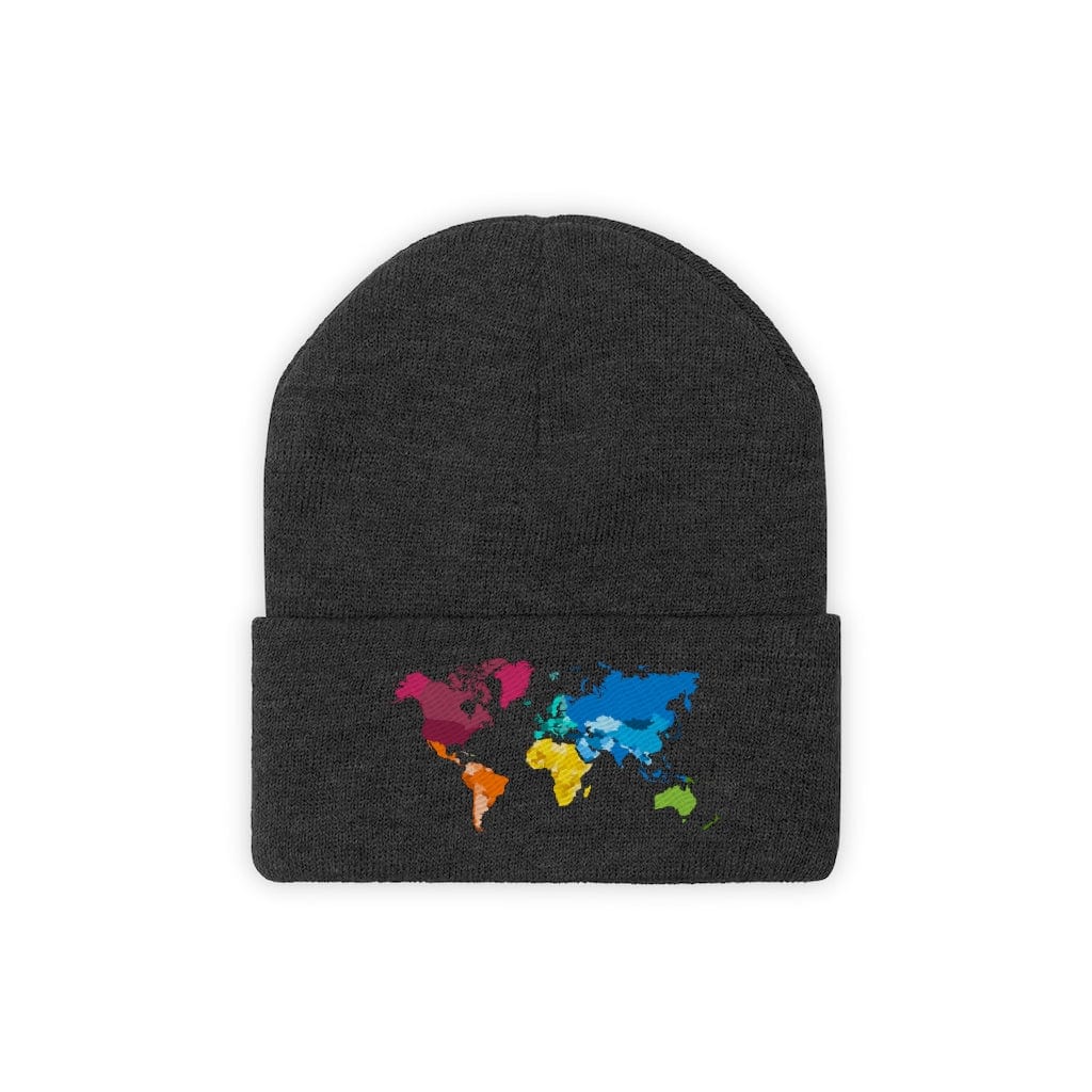 Gamer Fresh | The Big Big World | Black Knitted Beanie Hat