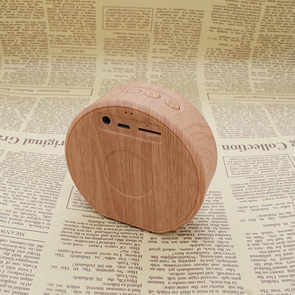 The "Modius BW90" Mini Wood Bluetooth Desktop Portable Speaker