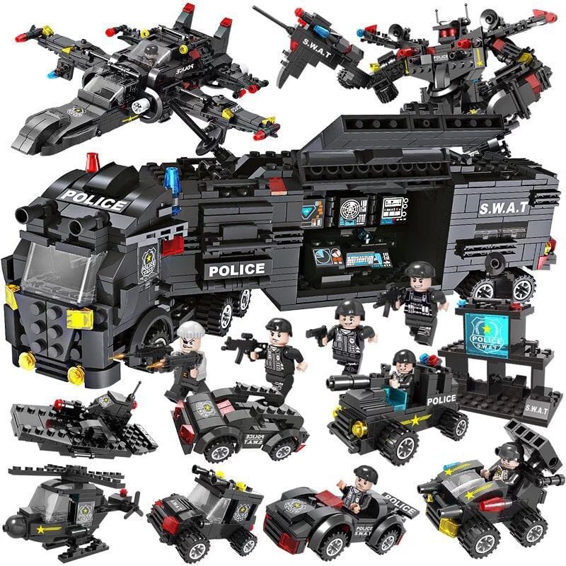 Intergalactic Po Po Swat Force Toy Playset By Gamer Fresh